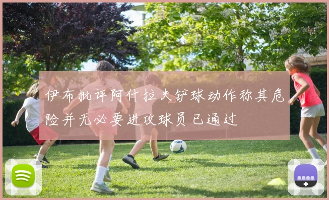 伊布批评阿什拉夫铲球动作称其危险并无必要进攻球员已通过